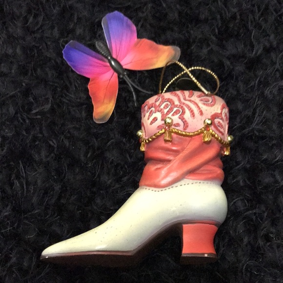 “Princess Paisley” Heirloom Ornament Shoe/Boot Decor - Picture 8 of 13